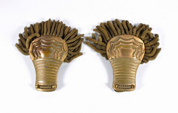 Spalline da colonnello dei bersaglieri  - Asta Memorabilia, Militaria, Ordini Cavallereschi - Associazione Nazionale - Case d'Asta italiane