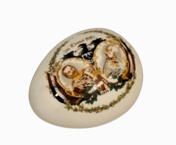 Germania, Impero, Uovo di propaganda della Grande Guerra  - Asta Memorabilia, Militaria, Ordini Cavallereschi - Associazione Nazionale - Case d'Asta italiane
