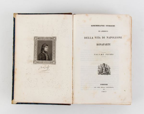 Rimembranze storiche ed aneddoti: vita di napoleone Buonaparte  - Asta Memorabilia, Militaria, Ordini Cavallereschi - Associazione Nazionale - Case d'Asta italiane