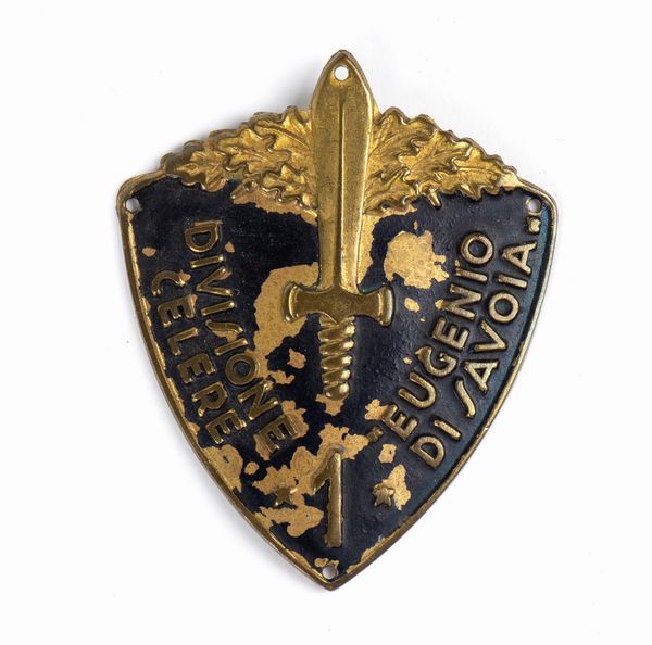 Scudetto Divisionale  - Asta Memorabilia, Militaria, Ordini Cavallereschi - Associazione Nazionale - Case d'Asta italiane