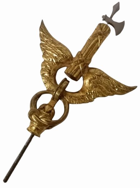 Puntale mod. 24 di un gruppo di ferrovieri fascisti  - Asta Memorabilia, Militaria, Ordini Cavallereschi - Associazione Nazionale - Case d'Asta italiane