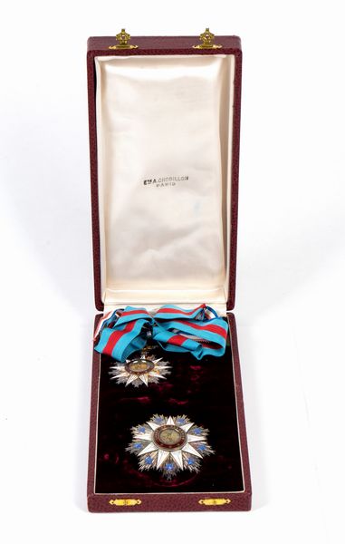 Liberia, ordine stella d'Africa, insegna di Grand Ufficiale  - Asta Memorabilia, Militaria, Ordini Cavallereschi - Associazione Nazionale - Case d'Asta italiane