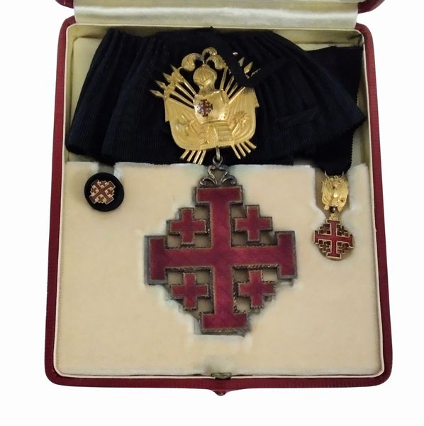 Stato Città del Vaticano, Ordine S. Sepolcro, insegna di commendatore  - Asta Memorabilia, Militaria, Ordini Cavallereschi - Associazione Nazionale - Case d'Asta italiane