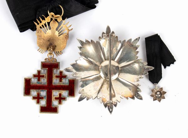 Stato Città del Vaticano, Ordine del S. Sepolcro. insegna di Grand'Ufficiale  - Asta Memorabilia, Militaria, Ordini Cavallereschi - Associazione Nazionale - Case d'Asta italiane