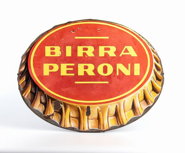 BIRRA PERONI tappo in latta  - Asta Memorabilia, Militaria, Ordini Cavallereschi - Associazione Nazionale - Case d'Asta italiane