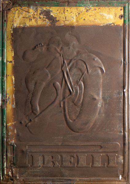 PIRELLI tabella pubblicitaria, motocicletta  - Asta Memorabilia, Militaria, Ordini Cavallereschi - Associazione Nazionale - Case d'Asta italiane