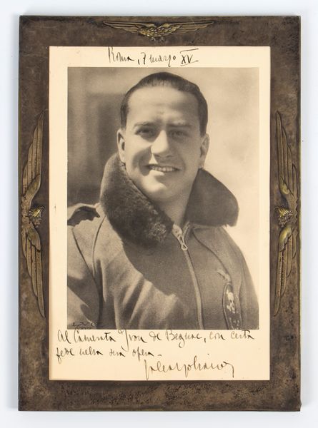 Ciano, Galeazzo - Foto con dedica e firma  - Asta Memorabilia, Militaria, Ordini Cavallereschi - Associazione Nazionale - Case d'Asta italiane