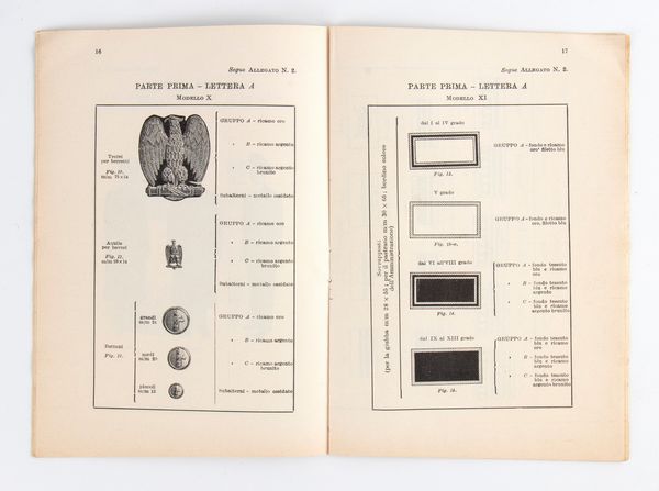 Giornale Militare 1938 con uniformi periodo Fascista  - Asta Memorabilia, Militaria, Ordini Cavallereschi - Associazione Nazionale - Case d'Asta italiane