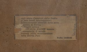 Grande TORINO calcio, Superga, 1946, foto con firme  - Asta Memorabilia, Militaria, Ordini Cavallereschi - Associazione Nazionale - Case d'Asta italiane