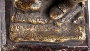 Scultura in bronzo Enrico Toti , Prima guerra mondiale  - Asta Memorabilia, Militaria, Ordini Cavallereschi - Associazione Nazionale - Case d'Asta italiane