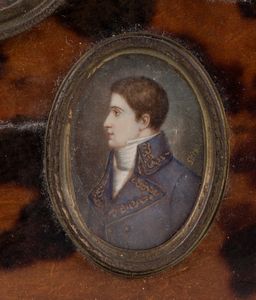 Ritratti in miniature famiglia di Napoleone I  - Asta Memorabilia, Militaria, Ordini Cavallereschi - Associazione Nazionale - Case d'Asta italiane