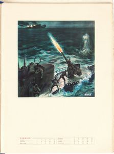 Calendario base Atlantica di Bordeaux  - Asta Memorabilia, Militaria, Ordini Cavallereschi - Associazione Nazionale - Case d'Asta italiane