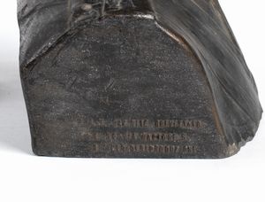 Busto in bronzo di Benito Mussolini  - Asta Memorabilia, Militaria, Ordini Cavallereschi - Associazione Nazionale - Case d'Asta italiane