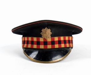 Berretto a visiera Scottish Guards  - Asta Memorabilia, Militaria, Ordini Cavallereschi - Associazione Nazionale - Case d'Asta italiane