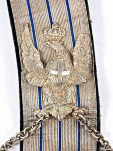 Bandoliera Umbertina  - Asta Memorabilia, Militaria, Ordini Cavallereschi - Associazione Nazionale - Case d'Asta italiane