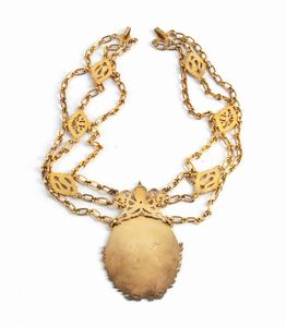 Collare per Avvocato del Tribunale della Sacra Rota  - Asta Memorabilia, Militaria, Ordini Cavallereschi - Associazione Nazionale - Case d'Asta italiane