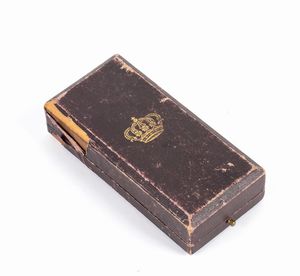 Belgio, Ordine della Corona, insegna di cavaliere  - Asta Memorabilia, Militaria, Ordini Cavallereschi - Associazione Nazionale - Case d'Asta italiane