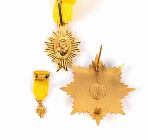 Venezuela, Ordine Francisco de Miranda, insegna di Grand Ufficiale  - Asta Memorabilia, Militaria, Ordini Cavallereschi - Associazione Nazionale - Case d'Asta italiane