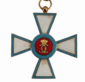 Lussemburgo, ordine al merito grande ufficiale, in astuccio  - Asta Memorabilia, Militaria, Ordini Cavallereschi - Associazione Nazionale - Case d'Asta italiane