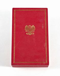 Repubblica popolare di Polonia, Ordine al merito, insegna di commendatore  - Asta Memorabilia, Militaria, Ordini Cavallereschi - Associazione Nazionale - Case d'Asta italiane