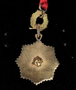 Argentina, Ordine di Maggio, insegna di cavaliere in astuccio  - Asta Memorabilia, Militaria, Ordini Cavallereschi - Associazione Nazionale - Case d'Asta italiane