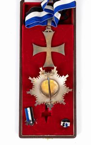 Portogallo, Repubblica, Ordine del principe Enrico il navigatore, insegna di Grand 'Ufficiale  - Asta Memorabilia, Militaria, Ordini Cavallereschi - Associazione Nazionale - Case d'Asta italiane