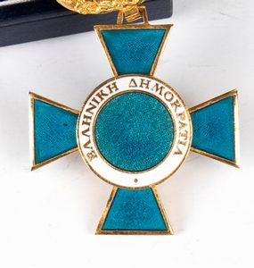 Grecia, Ordine dell'Onore, Insegna di cavaliere ufficiale  - Asta Memorabilia, Militaria, Ordini Cavallereschi - Associazione Nazionale - Case d'Asta italiane