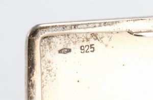 Portasigarette argento Amm. Lorenzini Squadriglia MAS  - Asta Memorabilia, Militaria, Ordini Cavallereschi - Associazione Nazionale - Case d'Asta italiane