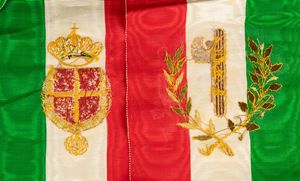 Fascia da Podestà (Sindaco) periodo ventennio fascista  - Asta Memorabilia, Militaria, Ordini Cavallereschi - Associazione Nazionale - Case d'Asta italiane