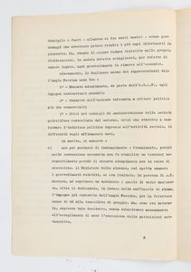 Documento AGIP a firma MUSSOLINI  - Asta Memorabilia, Militaria, Ordini Cavallereschi - Associazione Nazionale - Case d'Asta italiane