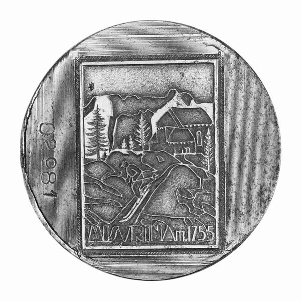 P Misurina M 1755 52 x 49 mm  - Asta Conii e Punzoni della Storica Fabbrica di Medaglie Lorioli (1919-1950) - Associazione Nazionale - Case d'Asta italiane