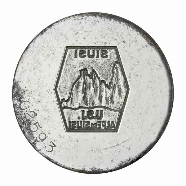 N Siusi U.S.I. Alpe Di Siusi 47 x 40 mm  - Asta Conii e Punzoni della Storica Fabbrica di Medaglie Lorioli (1919-1950) - Associazione Nazionale - Case d'Asta italiane