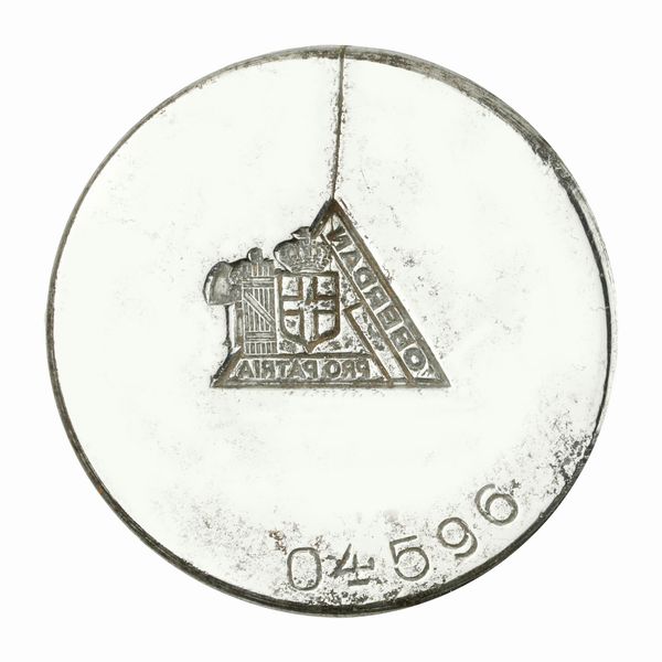 N Oberdan Pro Patria 42 x 34 mm  - Asta Conii e Punzoni della Storica Fabbrica di Medaglie Lorioli (1919-1950) - Associazione Nazionale - Case d'Asta italiane