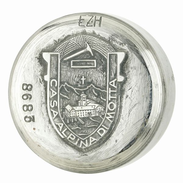 P Casa Alpina Di Motta 56 x 30 mm  - Asta Conii e Punzoni della Storica Fabbrica di Medaglie Lorioli (1919-1950) - Associazione Nazionale - Case d'Asta italiane
