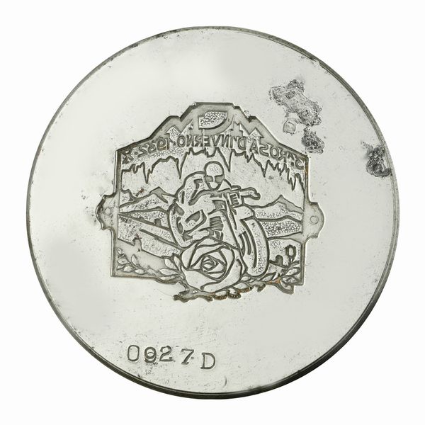N 3A Rosa D'Inverno 1935 x 76 x 48 mm  - Asta Conii e Punzoni della Storica Fabbrica di Medaglie Lorioli (1919-1950) - Associazione Nazionale - Case d'Asta italiane