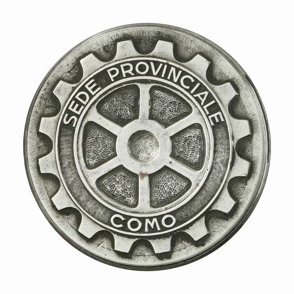 P Sede Provinciale Como (Aci O Rotary?) 48 x 36 mm  - Asta Conii e Punzoni della Storica Fabbrica di Medaglie Lorioli (1919-1950) - Associazione Nazionale - Case d'Asta italiane