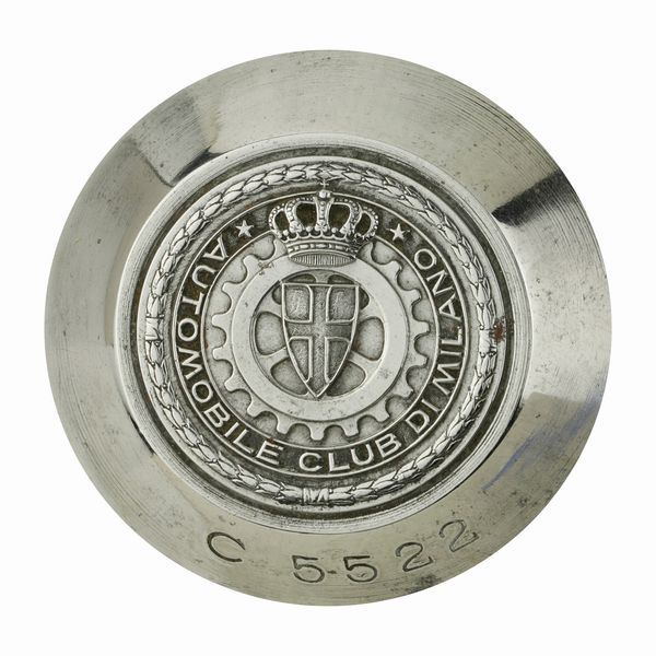 P Automobile Club Milano 44 x 32 mm  - Asta Conii e Punzoni della Storica Fabbrica di Medaglie Lorioli (1919-1950) - Associazione Nazionale - Case d'Asta italiane
