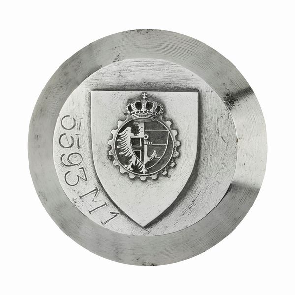 P Automobile Club Viareggio 36 x 31 mm  - Asta Conii e Punzoni della Storica Fabbrica di Medaglie Lorioli (1919-1950) - Associazione Nazionale - Case d'Asta italiane