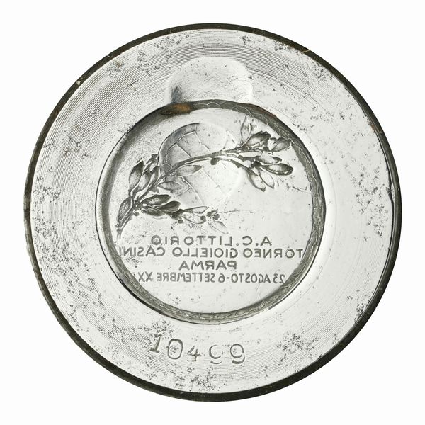 N A.C.Littorio Torneo Gioiello Casini Parma 23 Agosto 6 Settembre 63 x 46 mm  - Asta Conii e Punzoni della Storica Fabbrica di Medaglie Lorioli (1919-1950) - Associazione Nazionale - Case d'Asta italiane