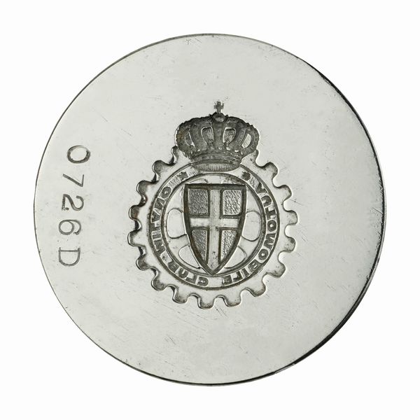 N Automobile Club Milano 52 x 42 mm  - Asta Conii e Punzoni della Storica Fabbrica di Medaglie Lorioli (1919-1950) - Associazione Nazionale - Case d'Asta italiane