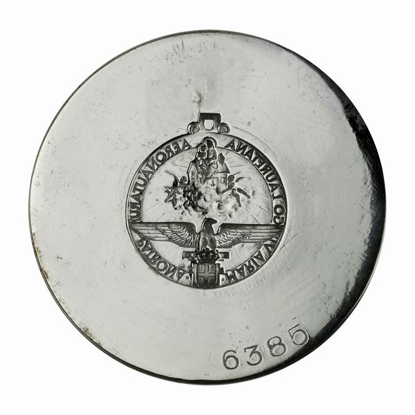 N Maria Virgo Lauretana Aeronatura Patrona 58 x 46 mm  - Asta Conii e Punzoni della Storica Fabbrica di Medaglie Lorioli (1919-1950) - Associazione Nazionale - Case d'Asta italiane