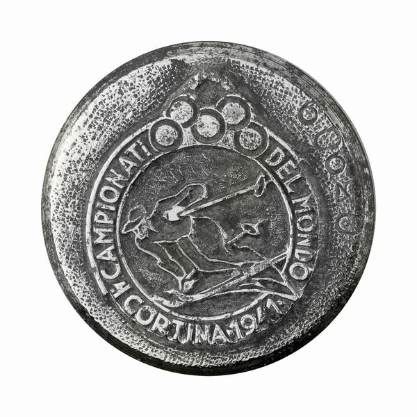 P Campionati Del Mondo Cortina 1941 41 x 41 mm  - Asta Conii e Punzoni della Storica Fabbrica di Medaglie Lorioli (1919-1950) - Associazione Nazionale - Case d'Asta italiane