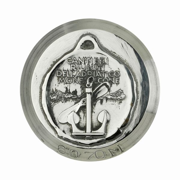P Cantieri Riuniti Dell'Adriatico Monfalcone 36 x 38 mm  - Asta Conii e Punzoni della Storica Fabbrica di Medaglie Lorioli (1919-1950) - Associazione Nazionale - Case d'Asta italiane