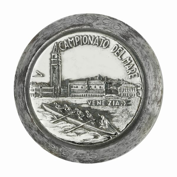 P Campionato Del Mare Venezia x 42 x 39 mm  - Asta Conii e Punzoni della Storica Fabbrica di Medaglie Lorioli (1919-1950) - Associazione Nazionale - Case d'Asta italiane