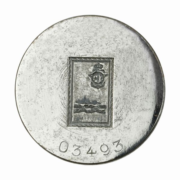 N Ancora E Cordone 42 x 36 mm  - Asta Conii e Punzoni della Storica Fabbrica di Medaglie Lorioli (1919-1950) - Associazione Nazionale - Case d'Asta italiane