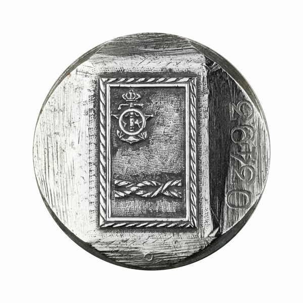 P Ancora E Cordone 30 x 35 mm  - Asta Conii e Punzoni della Storica Fabbrica di Medaglie Lorioli (1919-1950) - Associazione Nazionale - Case d'Asta italiane