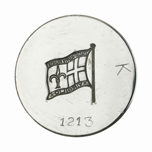 N Italia - Flotte Riunite. Virgilio 45 x 38 mm  - Asta Conii e Punzoni della Storica Fabbrica di Medaglie Lorioli (1919-1950) - Associazione Nazionale - Case d'Asta italiane