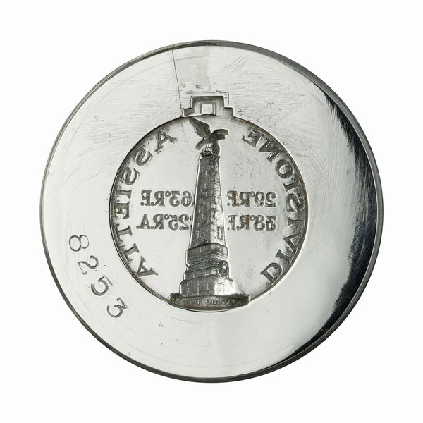 N Divisione Assietta 29°R.F.63°R.F.38°R.F.25°R.A. 57 x 44 mm  - Asta Conii e Punzoni della Storica Fabbrica di Medaglie Lorioli (1919-1950) - Associazione Nazionale - Case d'Asta italiane