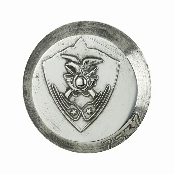 P Aquila Corno Fucili E Mostrine 34 x 32 mm  - Asta Conii e Punzoni della Storica Fabbrica di Medaglie Lorioli (1919-1950) - Associazione Nazionale - Case d'Asta italiane