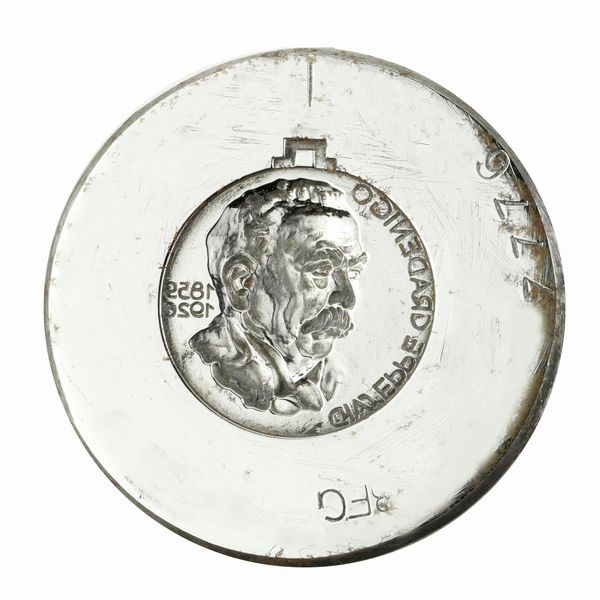 N Giuseppe Girardengo 1859 1926 52 x 45 mm  - Asta Conii e Punzoni della Storica Fabbrica di Medaglie Lorioli (1919-1950) - Associazione Nazionale - Case d'Asta italiane